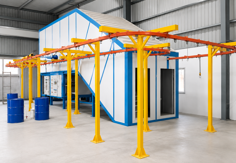 DYNOVA conveyorised industrial curing oven
